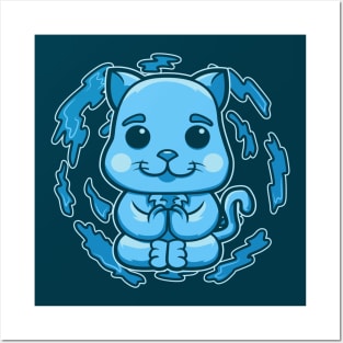 Water Cat Posters and Art